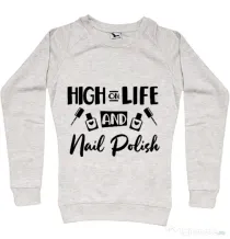Bluza ADLER dama High on life Migdala melanj