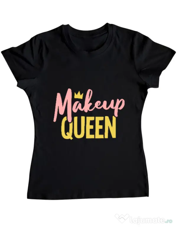 Tricou ADLER dama Makeup queen Negru