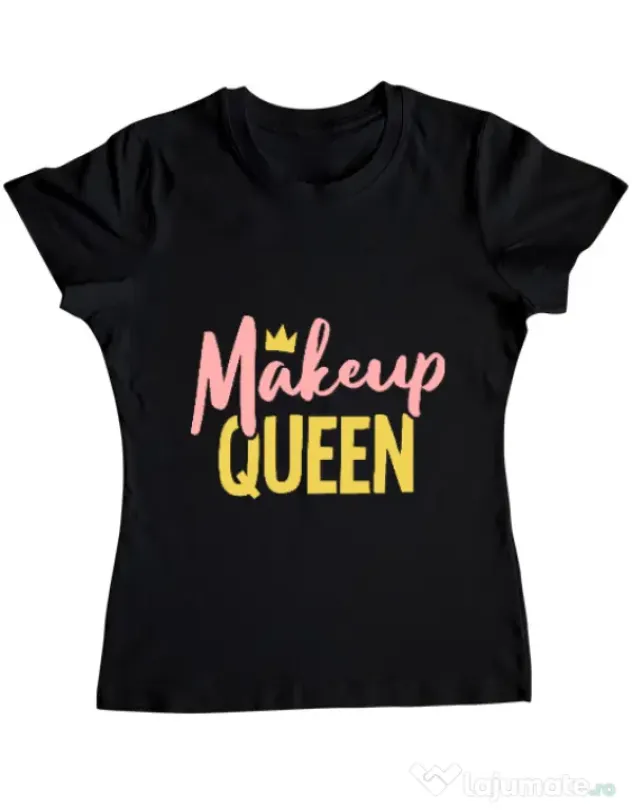 Tricou ADLER dama Makeup queen Negru