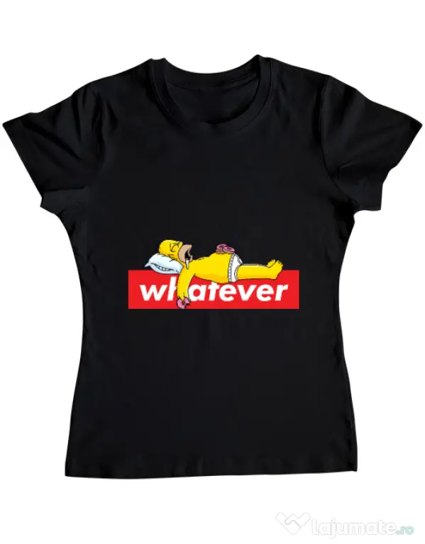 Tricou ADLER dama Whatever Negru