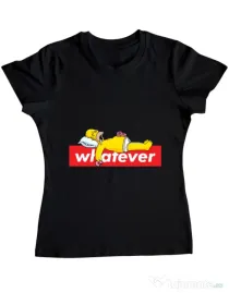 Tricou ADLER dama Whatever Negru