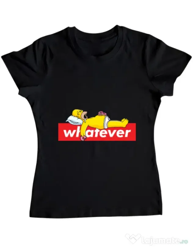 Tricou ADLER dama Whatever Negru