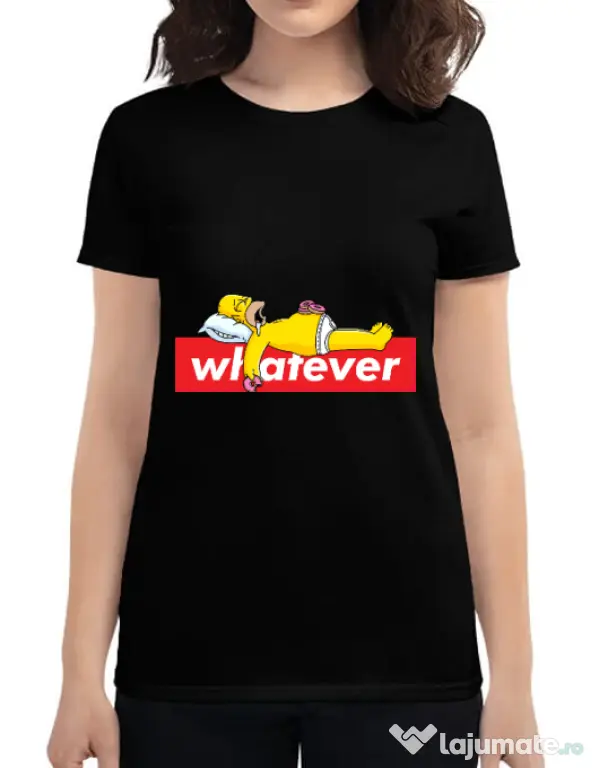 Tricou ADLER dama Whatever Negru