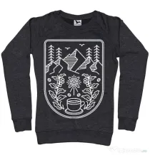 Bluza ADLER dama Natural coffee Negru melanj