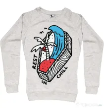 Bluza ADLER dama Rest in chill Migdala melanj