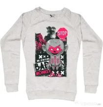 Bluza ADLER dama Bad monkey Migdala melanj