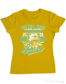 Tricou ADLER dama Cotton wood Galben