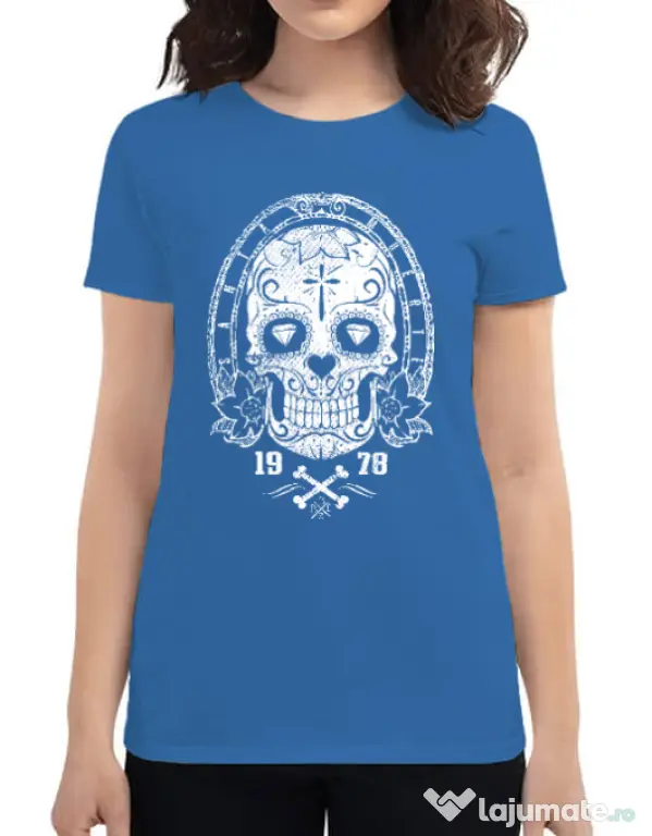 Tricou ADLER dama Diamond eyes Albastru azuriu