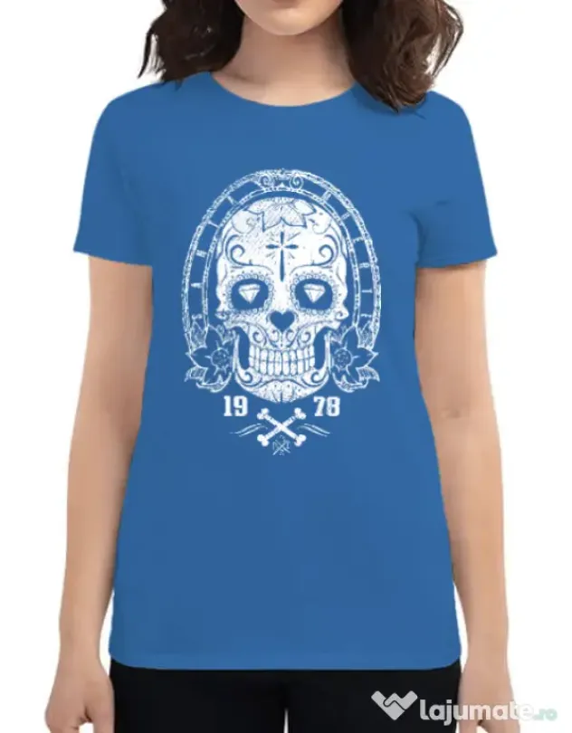 Tricou ADLER dama Diamond eyes Albastru azuriu