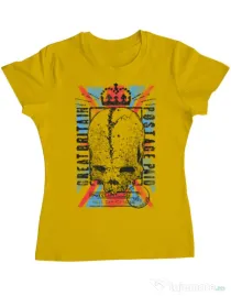 Tricou ADLER dama Great  Britain Post Galben