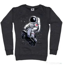 Bluza ADLER dama Astronaut scooter Negru melanj