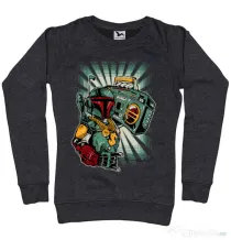 Bluza ADLER dama Ghetobobaster Negru melanj