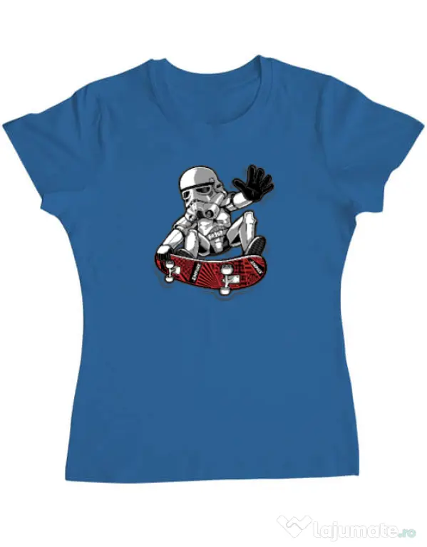 Tricou ADLER dama Trooper trick Albastru azuriu
