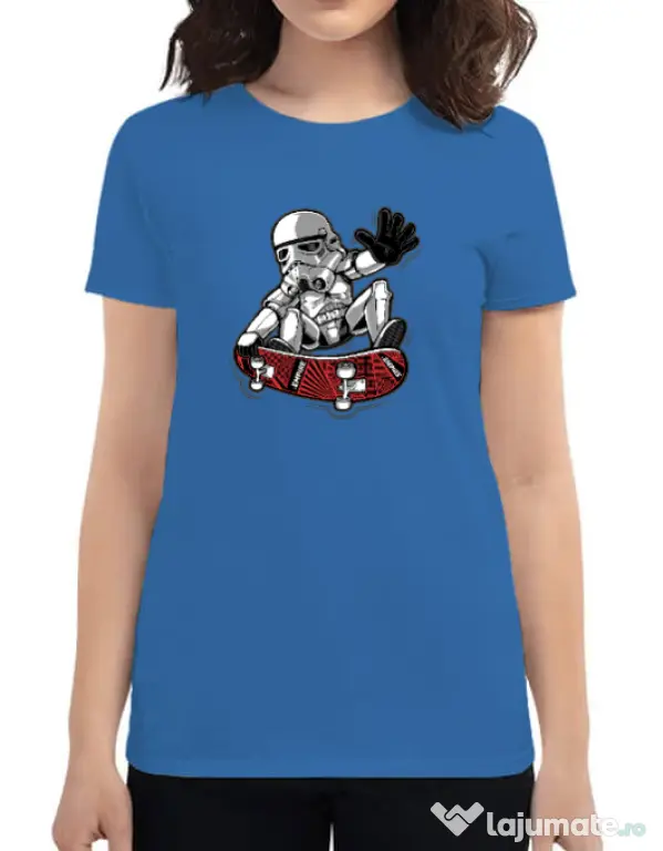 Tricou ADLER dama Trooper trick Albastru azuriu