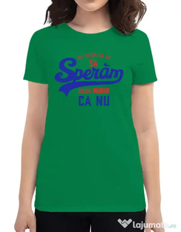 Tricou ADLER dama Sa zicem ca da Verde mediu