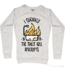 Bluza ADLER dama Toilet roll apocalypse Migdala melanj