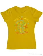 Tricou ADLER dama Wild ones Galben