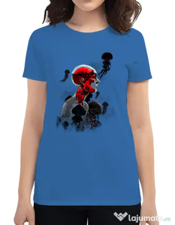 Tricou ADLER dama Control Albastru azuriu