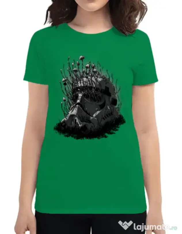 Tricou ADLER dama Shroom trooper Verde mediu