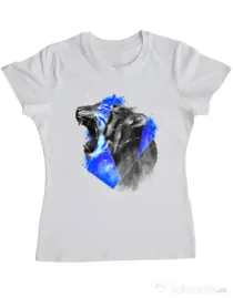 Tricou ADLER dama Electro tiger Alb