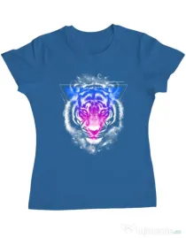 Tricou ADLER dama Galactica Albastru azuriu