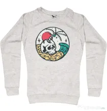 Bluza ADLER dama Skull and beach Migdala melanj