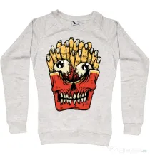 Bluza ADLER dama Zombie French Fries Migdala melanj