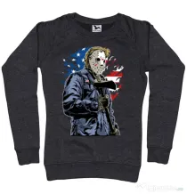 Bluza ADLER dama American killer Negru melanj
