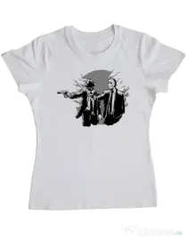 Tricou ADLER dama Pulp killer Alb