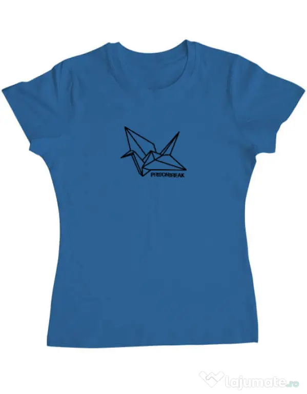 Tricou ADLER dama Swan Albastru azuriu