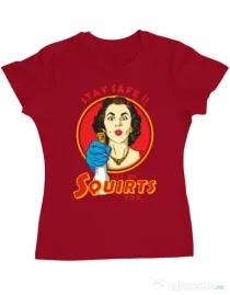 Tricou ADLER dama Squirts Rosu