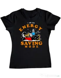 Tricou ADLER dama Energy saving mode Negru