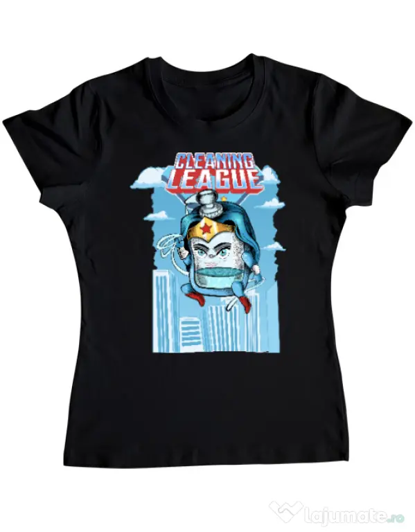 Tricou ADLER dama Cleaning league gel Negru