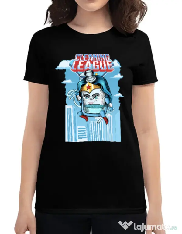 Tricou ADLER dama Cleaning league gel Negru