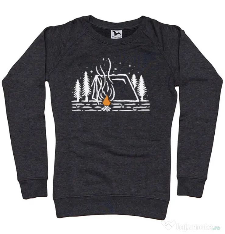 Bluza ADLER dama Tent lines Negru melanj