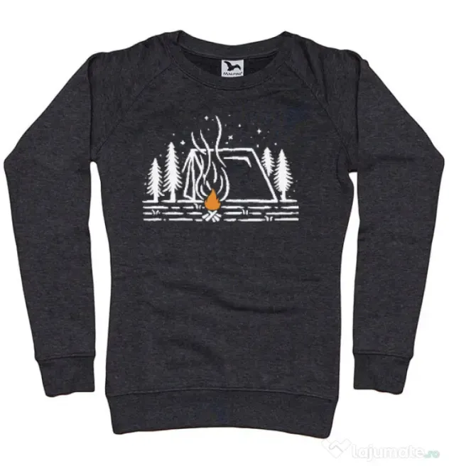 Bluza ADLER dama Tent lines Negru melanj