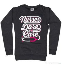 Bluza ADLER dama Dare to care Negru melanj
