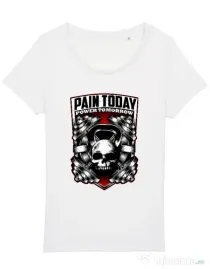 Tricou STANLEY STELLA dama Pain today power tomorrow Alb