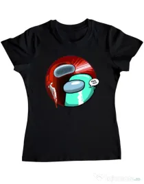 Tricou ADLER dama Behind you Negru