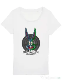 Tricou STANLEY STELLA dama Helloney tunes Alb