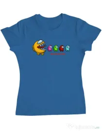 Tricou ADLER dama Impostor detected Albastru azuriu