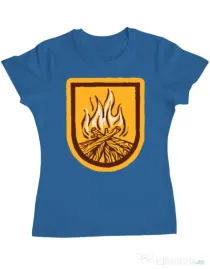 Tricou ADLER dama Bonfire Albastru azuriu