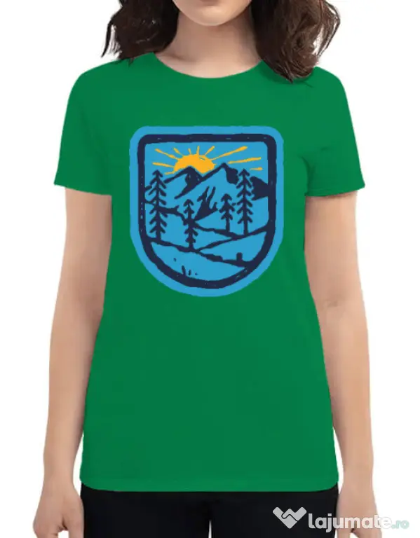 Tricou ADLER dama Great nature Verde mediu