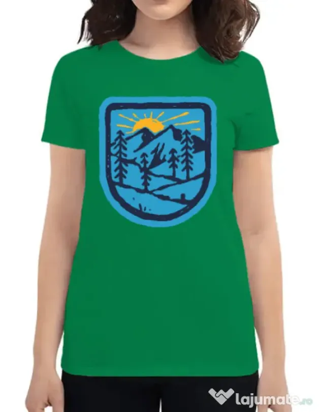 Tricou ADLER dama Great nature Verde mediu