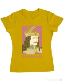 Tricou ADLER dama Vlad Dracula Galben