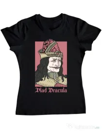 Tricou ADLER dama Vlad Dracula Negru
