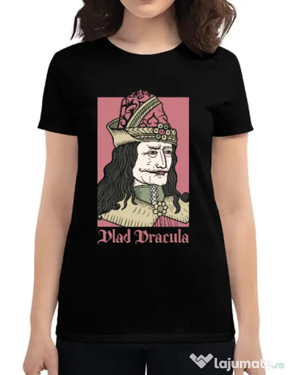 Tricou ADLER dama Vlad Dracula Negru