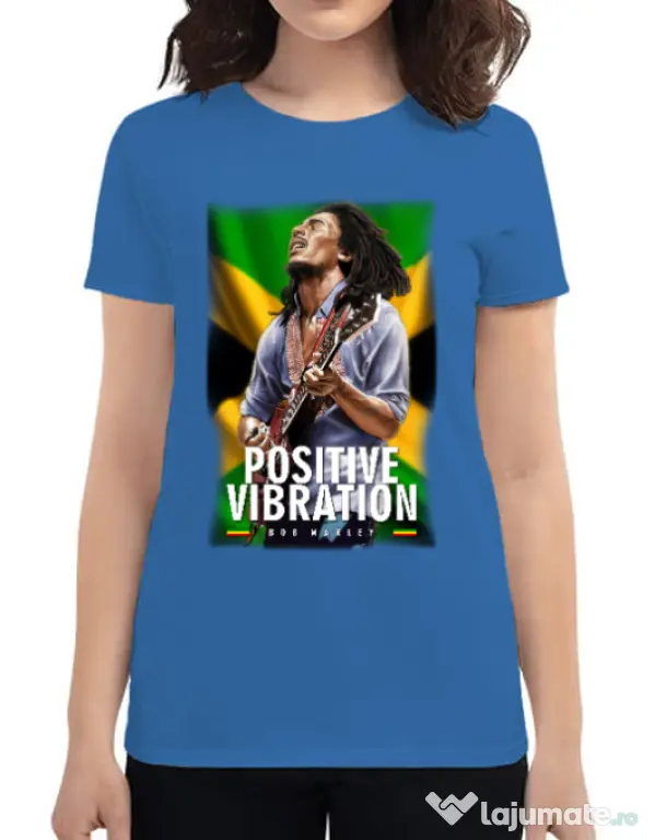Tricou ADLER dama Jammin Albastru azuriu