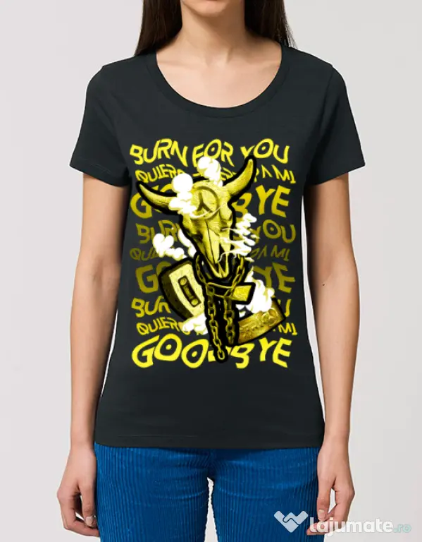 Tricou STANLEY STELLA dama Symbolism Negru
