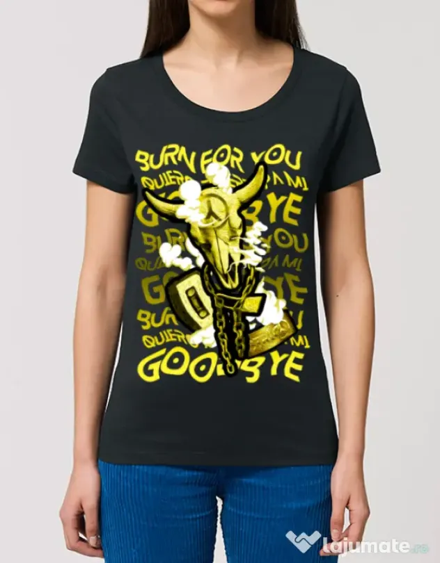 Tricou STANLEY STELLA dama Symbolism Negru